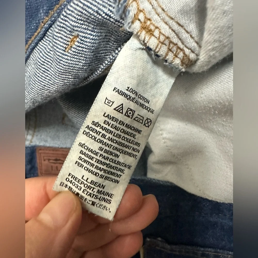 L.L. Bean Classic Fit Indigo Jeans size 36
